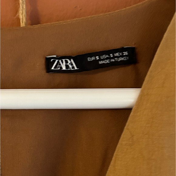 Camel Brown Dress w/ Peek a boo back - Picture 5 of 7